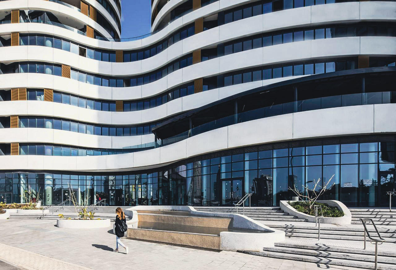 Y Towers – גוש מסחרי חזית ראשית